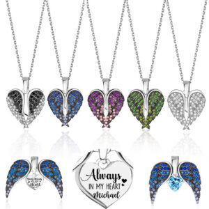 Sexy Angel Wings Pendant - Women's Heart Shape Fashion Necklace