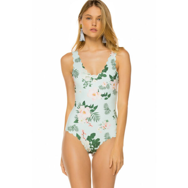 Printed One-Piece Swimsuit New Bikini Ladies Swimwear - Image 8