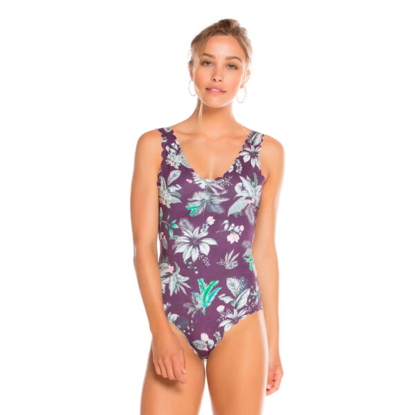 Printed One-Piece Swimsuit New Bikini Ladies Swimwear - Image 2