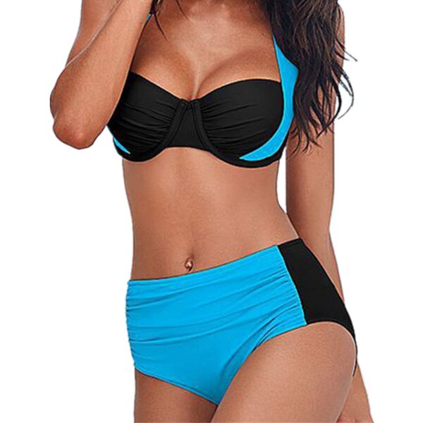 High Waist Sexy Bikini Swimwear Europe United States Women Halter Swimsuit