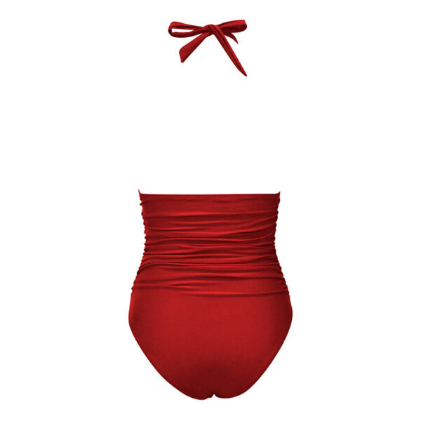 New Hot Spring One-piece Halter Swimming Swimsuit for Women - Image 7