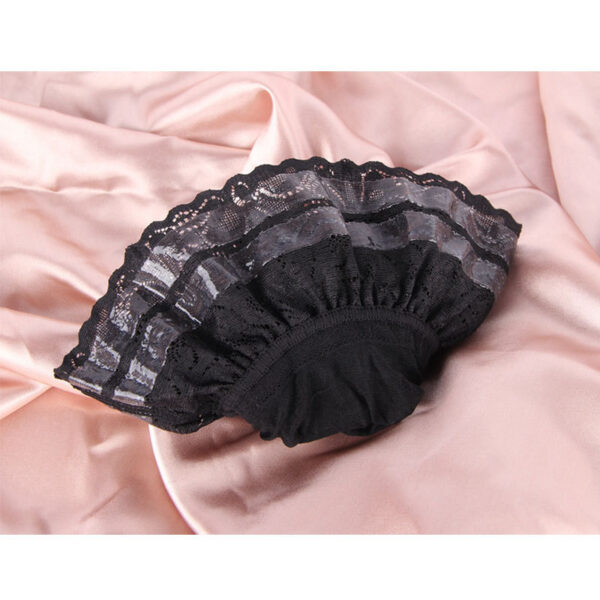 Silicone Non-slip Wide Lace High Tube Sling Women’s Stockings - Image 5