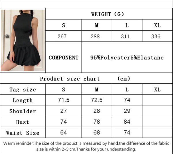 Ladies Fashion Simple Half Turtleneck Dress - Image 3