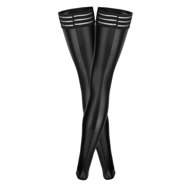 Fashion Uniform Patent Leather Stockings Simple Style - Image 3