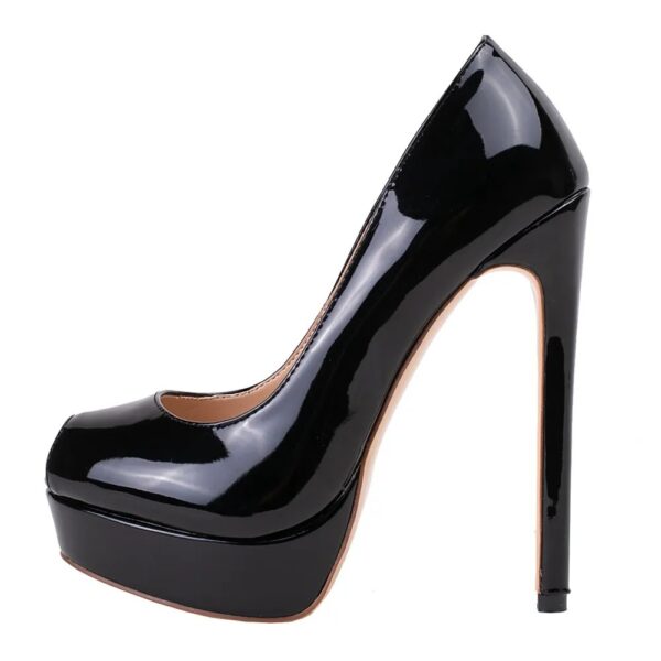 Elegant European Fishnet Gradient Heels - Sexy High-Heeled Platform Shoes for Women - Image 6