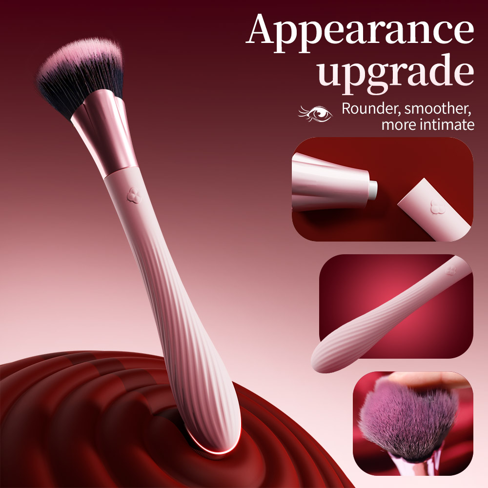 Dildo Makeup Brush Vibrator – Strong Bullet Shock Sex Toy for G-Spot, Nipple & Clitoral Stimulation - Image 3