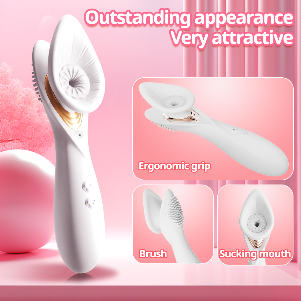 Dildo Makeup Brush Makeup Vibrator Strong Shock Bullet Dildo G-Spot Nipple Clitoral Stimulator Rechargeable Masturbator Sex Toys - Image 3