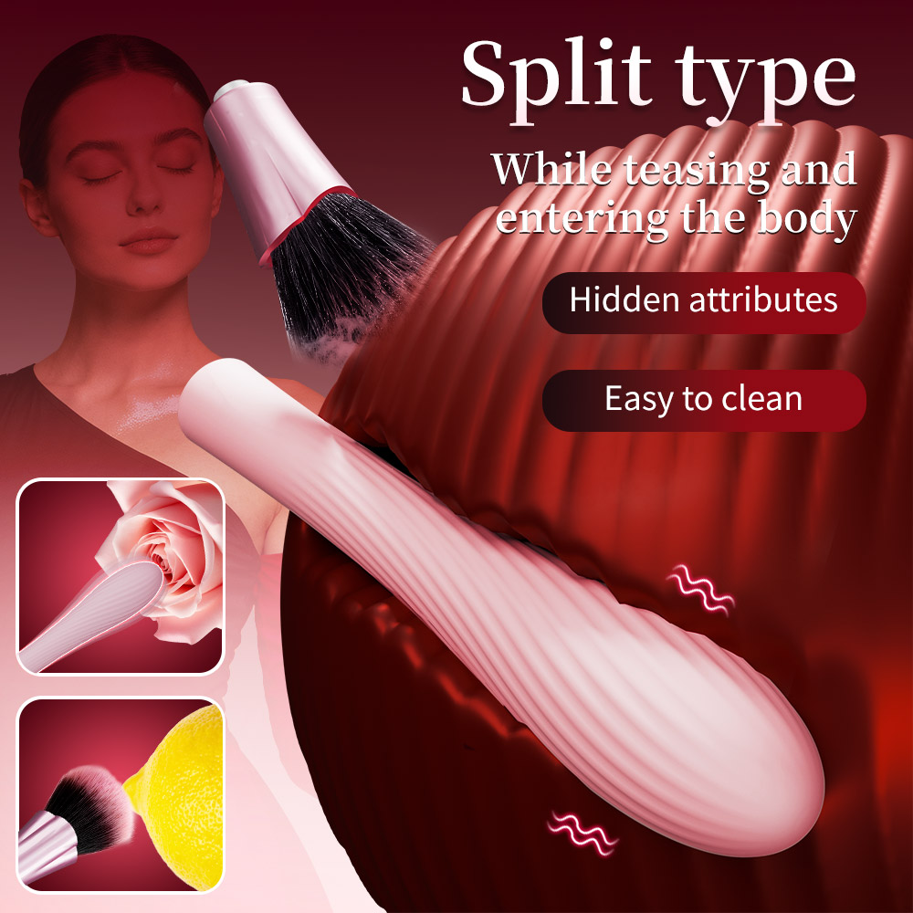 Dildo Makeup Brush Vibrator – Strong Bullet Shock Sex Toy for G-Spot, Nipple & Clitoral Stimulation - Image 4