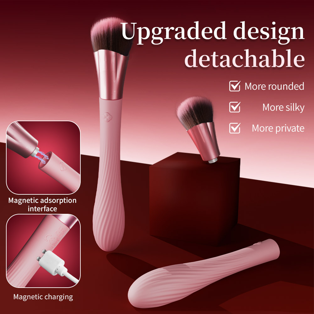 Dildo Makeup Brush Vibrator – Strong Bullet Shock Sex Toy for G-Spot, Nipple & Clitoral Stimulation - Image 5