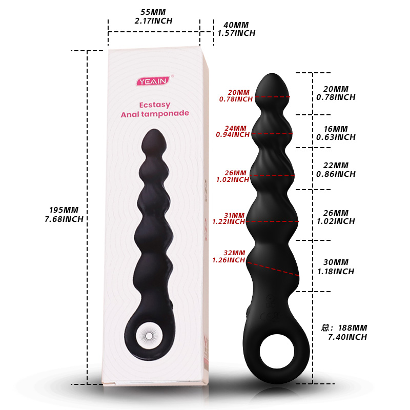 12 Speed Anal Beads Butt Plug Vibrator Prostate Massager G Spot Stimulator Adult Sex Toy - Image 6