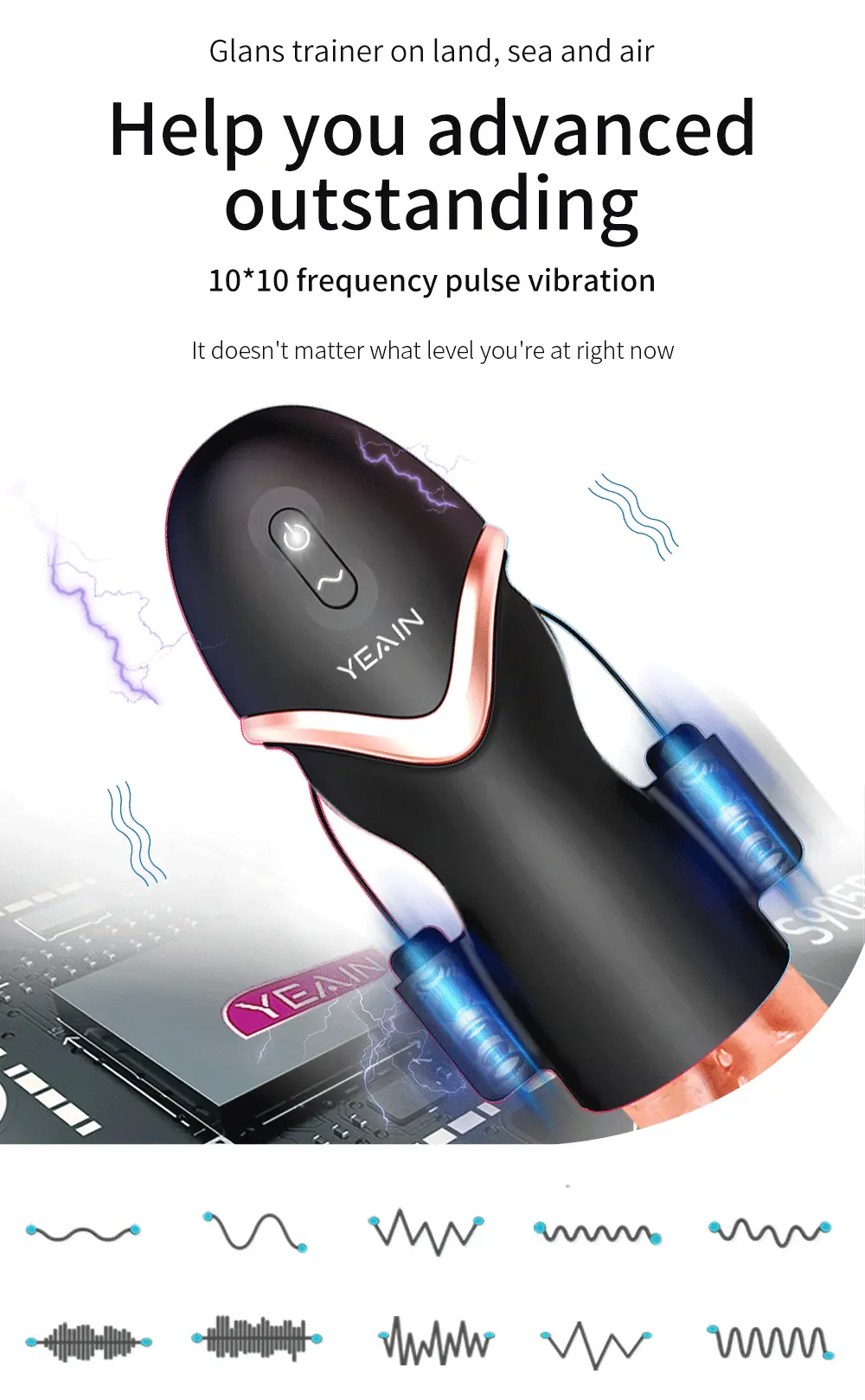 Automatic Pulsing Male Masturbator Electric Training Cup Adult Sex Toy for Men - Image 3