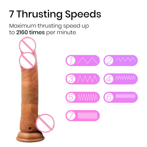 Realistic Expandable Dildo with Soft Fleshy Texture - Electric Powered Adult Sex Toy for Couples and Solo Play