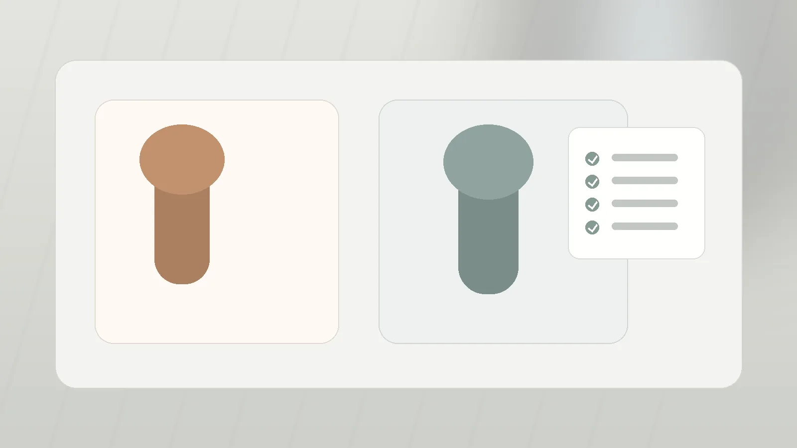Beginner-friendly male masturbator comparison illustration with body-safe material and easy-clean features